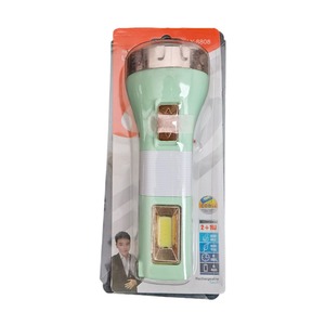 Không thấm nước chất lượng cao hộ gia đình có thể sạc lại mạnh mẽ <span class=keywords><strong>Torch</strong></span> ánh sáng dài khoảng cách năng lượng mặt trời LED Đèn pin cắm trại ABS 6000 0.5 Wát - Product Image 5