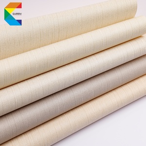 Papier peint tissé ignifuge de vinyle de texture de preuve de fumée de moule pour l'intérieur d'hôtel - Product Image 3