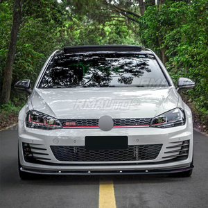 Front Bumper Lip Spoiler Diffuser <b>Splitters</b> Body Kit Aprons Cover Guard Trim for Volkswagen Golf 7 MK7 GTI R Rline 2013-2016 - Product Image 5