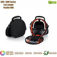 Nuevo Estuche para Auriculares Estilo DJ, Bolsa de Almacenamiento Acolchada para Auriculares de Aviación, con Asa Superior, Funda de Viaje para Auriculares