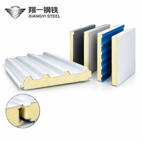 Panel Sandwich PU Polyurethane 50mm 75mm 100mm 150mm untuk Gudang, Cold Storage, Bengkel, Bangunan - Tahan Api dan Air