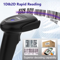 Lecteur de codes-barres USB 1D pour paiement, scanner QR code, pistolet de lecture de codes-barres pour supermarché