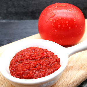 Pâte de tomate aseptique <span class=keywords><strong>Tetra</strong></span> Brik de haute qualité Sac de sauce tomate de marque OEM Boîte en vrac Bouteille Options d'emballage disponibles - Product Image 2