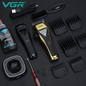 Cortapelos Profesional Recargable para Hombre <span class=keywords><strong>VGR</strong></span> V-015 con Cuchilla DLC y <span class=keywords><strong>Motor</strong></span> Vectorial de 9000 RPM para Barbería - Product Image 5