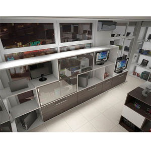 ตู้โชว์โทรศัพท์มือถือทำจากไม้อุปกรณ์เสริมสำหรับร้านค้าชั้นวางหน้าร้านอิเล็กทรอนิกส์เฟอร์นิเจอร์สำหรับโชว์รูม - Product Image 4