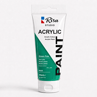 Peintures acryliques Risa Studio en tubes de 75 ml, 37 couleurs vibrantes pour l'enseignement artistique en classe, fournitures de peinture DIY, toile, bois, pierre