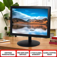 Écran LED LCD ASV 15,4/15,6 pouces 60 Hz avec haut-parleur intégré pour affichage industriel, de bureau et de surveillance automobile