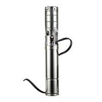 Pompe submersible hybride DC et large tension 750W 2.2kw 3kw 4kw 5.5kw pompe solaire à puits profond