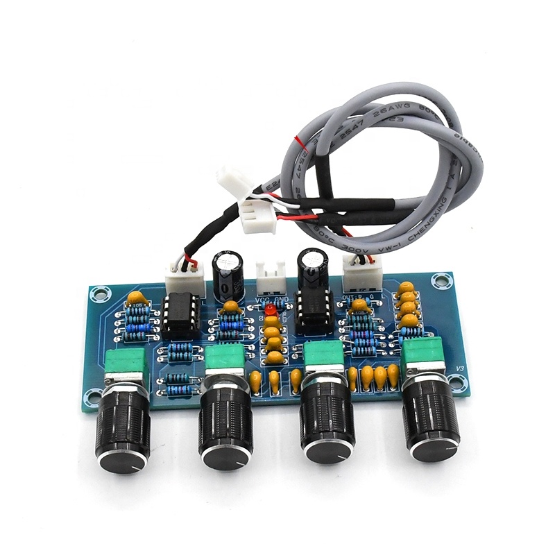 Kit Fai Da Te Scheda Preamplificatore Audio Con Controllo Tono - Bassi, Medi, Alti - Alimentazione Doppia 15V AC Per Amplificatore Fai Da Te