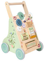 Marche-bébé en bois multifonctionnel pour bébé, poussette d'apprentissage pour tout-petit, jouet éducatif, poussette pour poupée pour tout-petits