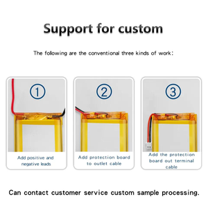 Kunden spezifische Batterien AA AAA 3,7 V 140mAh Lithium-Ionen-Batterie 302030 Wiederauf ladbare Lipo-Batterie für beheizte Socken - Product Image 6