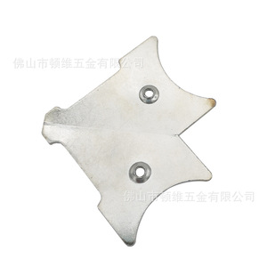 Supports d'angle pour portes et fenêtres en acier, 68 mm x 40,8 mm, épaisseur 2,0 mm, design minimaliste durable pour la décoration intérieure - Product Image 4