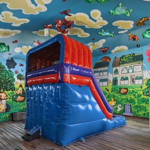 Thiết kế mới 3m * 5m thương mại ngoài trời trượt bơm hơi <span class=keywords><strong>bouncy</strong></span> trượt khô cho trẻ em thiết bị chơi nước bơm hơi - Product Image 2