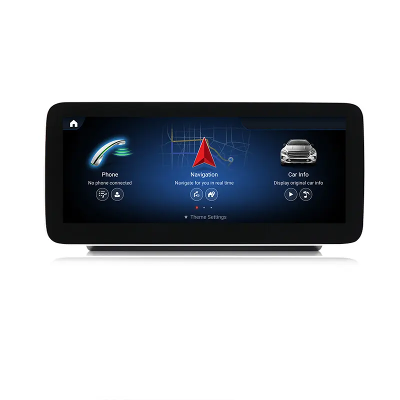 Iphone Apple Wireless CarPlay Android Auto Car Radio 12 pulgadas para Benz C/GLC/V Class NTG5.0 Radio BT DSP Snapdragon 662 Car DVD P