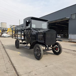 Pick-up Classique Vintage Personnalisable Noir, Voiture de Luxe d'Origine pour Films et Télévision, Modèle Électrique - Product Image 6