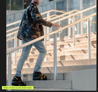 Chaussures intelligentes à roues électriques tout-terrain AI Gait Algorithm Smart Moonwalking Shoes-MOONWALKERS