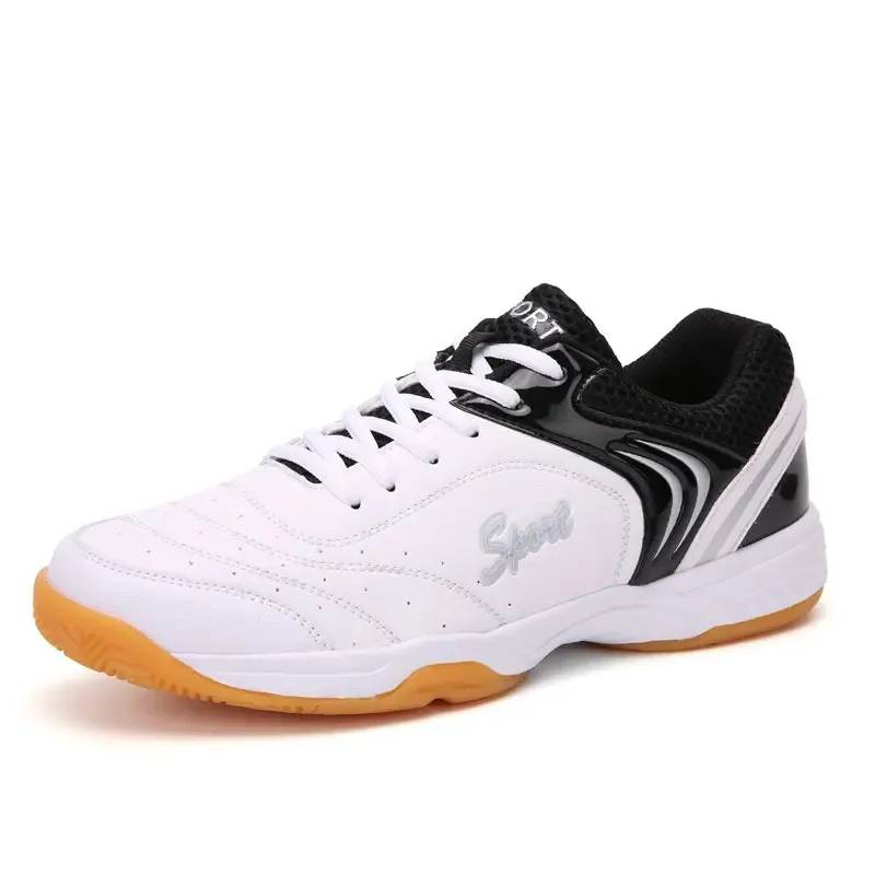 Couple chaussures de badminton filet tissu respirant match formation baskets chaussures de tennis chaussures de tennis de table en gros