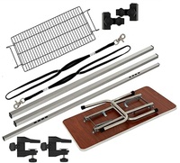 Table de toilettage pour chien chat de compagnie jambes en acier pliable réglable table de séchage professionnelle