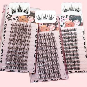 Faux cils professionnels Pack en vrac Multi Design Cat Ear Sunflower Individual Cluster Lashes - Product Image 1