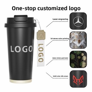 Vaso Térmico Personalizado de Acero Inoxidable de 17 oz, Ecológico, Moderno, de Doble Pared, para Café y Té, Portátil para el Hogar - Product Image 4