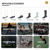 Chaussettes de sport à 5 doigts de style nouveau, logo personnalisé, chaussettes de sport athlétiques en coton