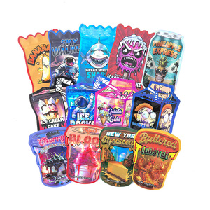 En Stock Bolsas Mylar Holográficas Exóticas con Cierre Zip de 0.125oz, 3.5 OG <span class=keywords><strong>Cali</strong></span> Pack - Product Image 2