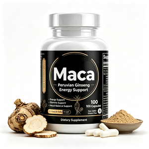 Capsules de racine de Maca K-green pour femmes, extra-fortes, vitamines 100mg, Guangdong, durée de conservation de 24 mois, 2 capsules par jour, pour adultes - Product Image 1