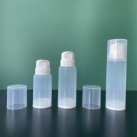 Bouteille sans air cosmétique en plastique en gros avec pompe à lotion 30ml 50ml 80ml 100ml 120ml 150ml 200ml Bouteille sans air