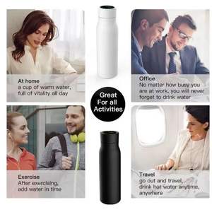 Smart Home Healthy <span class=keywords><strong>Drink</strong></span> Tracks Botella de agua inteligente con recordatorio para beber Pantalla LCD Tuya App Botella de agua inteligente - Product Image 6