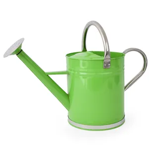 Vertak 4L capacity plant watering can garden 0.27mm thickness no cap design metal cans for watering