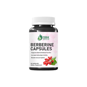Cápsulas de Berberina de Buena Calidad OEM ODM, Suplemento Dietético, Aumenta la Actividad Antioxidante y Apoya la Función del Sistema Inmunitario - Product Image 1