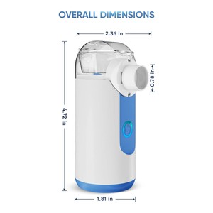 Nébuliseur ultrasonique portable certifié CE, mignon, en plastique, <span class=keywords><strong>inhalateur</strong></span> médical électrique pour enfants et adultes - Product Image 3
