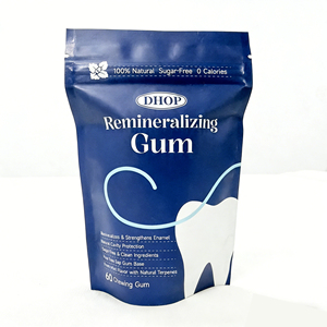 Chewing-gum naturel biologique pour soins bucco-dentaires avec hydroxyapatite, charbon actif et mastic pour le nettoyage des dents et la fraîcheur <span class=keywords><strong>de</strong></span> l'haleine - Product Image 6