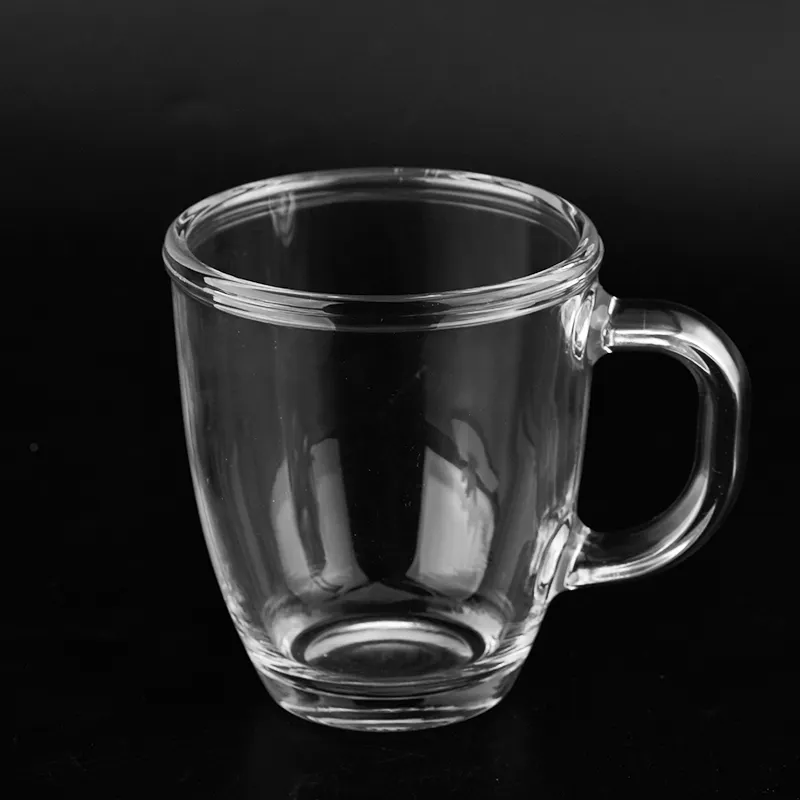 Offre Spéciale tasse en verre de 370ml avec poignée pour la vente en gros