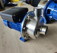 Pompe centrifuge de surface électrique en acier inoxydable 220 V 1,5 CV 2 CV