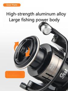 <span class=keywords><strong>Carrete</strong></span> de metal recién llegado al por mayor 1000-12000 <span class=keywords><strong>carrete</strong></span> de pesca giratorio CNC perilla <span class=keywords><strong>carrete</strong></span> de pesca - Product Image 4