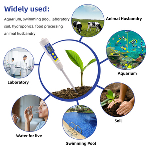 Mới Nhất <span class=keywords><strong>2</strong></span> Trong 1 Đất Ec Và Nhiệt Độ ATC Đa-Mục Đích Không Thấm Nước <span class=keywords><strong>Meter</strong></span> Cho Vườn Trang Trại Và Land - Product Image 4