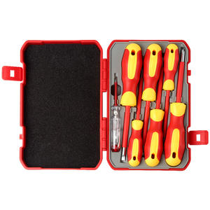 ชุดไขควงโปรสกิต 7 อิน 1 หัวแฉกแบบหุ้มฉนวนพร้อมด้ามจับกันลื่นสำหรับซ่อมแซมไฟฟ้าในครัวเรือนเครื่องมือ DIY - Product Image 2