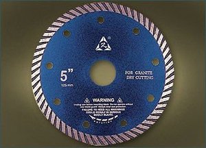 Lame de scie diamantée turbo 125 mm pour <span class=keywords><strong>la</strong></span> découpe à sec du granit, du marbre, de <span class=keywords><strong>la</strong></span> pierre et des carreaux, pour <span class=keywords><strong>meuleuse</strong></span> d'angle 22,23 mm, multicolore, usine OEM - Product Image 4