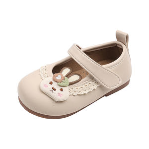 أحذية كاحل أنيقة للفتيات بتصميم كرتوني لطيف مع فيونكة، أحذية أطفال جديدة للمشي لربيع وخريف <span class=keywords><strong>2026</strong></span> مصنوعة من البولي يوريثين - Product Image 2