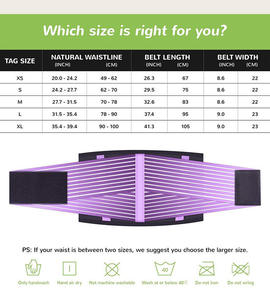 Ceinture de sudation amincissante pour femme, soutien dorsal, grande taille, pour la perte de poids, entraînement sportif et fitness, avec logo personnalisé - Product Image 3