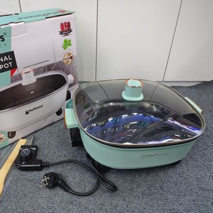 Olla Eléctrica de Gran Apertura Hoffmans 1500W 6L 30CM, Sartén Familiar para Cocinar, Hervir, Hornear, Freír, Asar, Cocinar al Vapor, Uso Doméstico - Product Image 1