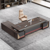 Bureau de direction moderne LBZ-87 de luxe pour usage professionnel, design et dimensions personnalisables