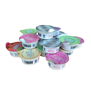 Revestimiento Termosellable de Aluminio Laminado Impreso Personalizado, Corte a Troquel, para Vasos de Yogur - Product Image 1