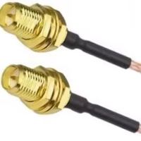 Connecteurs coaxiaux mâles vers câble de raccordement mâle droit pour la transmission de signaux RF haute fréquence pour antennes