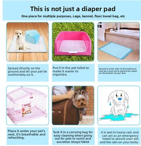 Coussin pipi pour animaux de compagnie charbon de bambou épaissi élimination des odeurs couche pour animaux de compagnie en gros jetable chien absorbant pipi Pad - Product Image 6