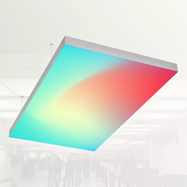 Light Box Led Stretch Ceiling Remote-controlled Color Screen Synced Using P30RGB W LED Dynamic Light Box