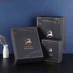 Coffret cadeau personnalisé pour la Fête des Enseignants dans une boîte cadeau noire avec nœud, avec verre et papier imprimés en sérigraphie, pour les garçons d'anniversaire, Fan Shaver Cola - Product Image 5