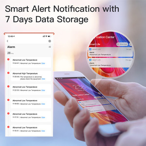 ตัวควบคุมอุณหภูมิอัจฉริยะ LangYeao WiFi สำหรับการฟักไข่ในโรงเรือน -58~230 องศาเซลเซียส ° ระบบทำความร้อนและความเย็น F ทำงานร่วมกับ <span class=keywords><strong>Alexa</strong></span> และ Google Home - Product Image 5