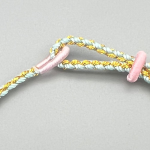 नई फैशन ब्लू और गोल्ड रस्सी आकर्षण कंगन महिलाओं के लिए समायोज्य आकार के गहने पुरुषों के लिए सबसे अच्छा दोस्त-दोस्ती उपहार - Product Image 3